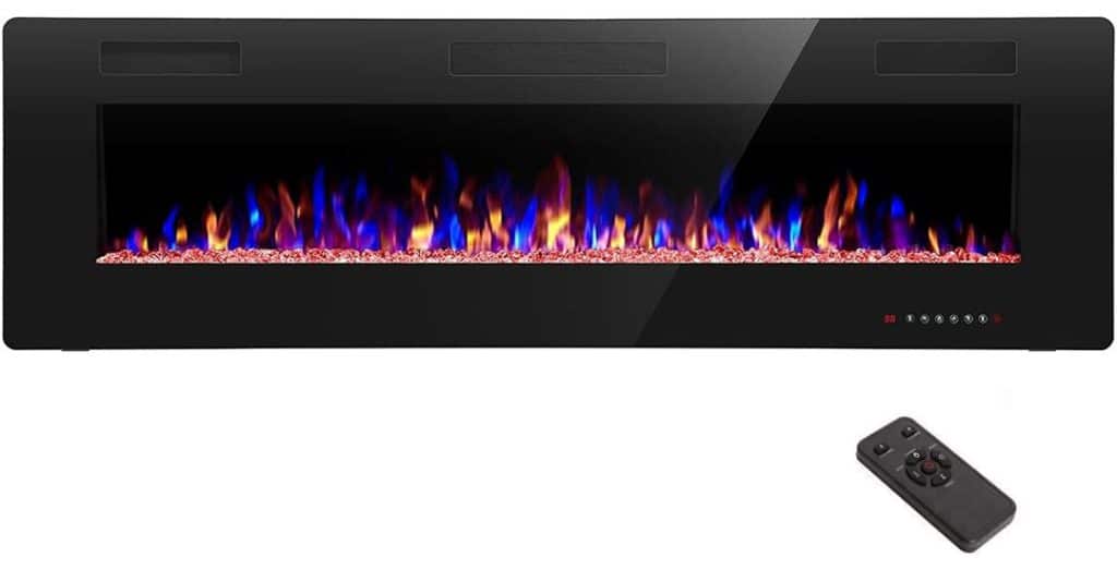 R.W.FLAME 60″ Electric Fireplace